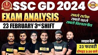 SSC GD 2024  SSC GD EXAM ANALYSIS  SSC GD ANSWER KEY  EXAM ANALYSIS SSC GD 2024