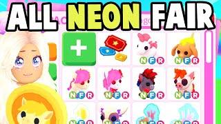 Getting Every Neon State Fair Pet in Adopt Me