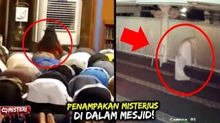 SUBHANALLAH Terekam Jelas Penampakan Sosok Misterius Muncul diAntara Jamaah Shalat Tarwih Di Mesjid