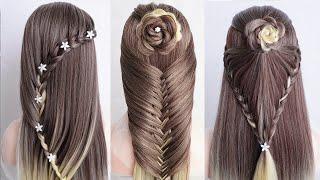 TOP 3 Easy And Cute Hairstyles For Beginners Step By Step  Simple Everyday Hairstyles For Long Hair