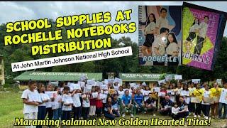 Rochelle Notebooks umabot na dito sa Don Marcelino Sobrang Dami ang napasaya  Roel of Malalag