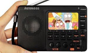На что способен Современный Радиоприемник? Обзор RETEKESS V115 Лучший Радиоприемник с Алиэкспресс