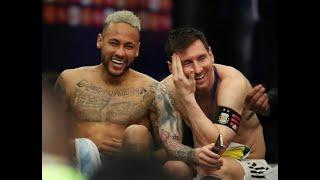 Beautiful Messi and Neymar moments at the COPA AMERICA 2021 FINAL after Argentina vs Brazil match