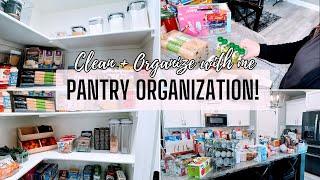 PANTRY ORGANIZATION  REALISTIC CLEAN AND ORGANIZE WITH ME  + PANTRY  RESTOCK