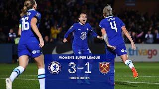Chelsea 3-1 West Ham  Highlights  Matchday 3  Womens Super League 202223