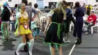 Sexy Oktoberfest Girls Dancing