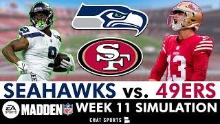 Seahawks vs. 49ers Simulation Watch Party For NFL Season  Seahawks Week 11 Madden 25 Rosters