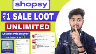 Shopsy ₹1 rupees product order kaise kare  Shospy Free Shopping Loot  Dot And Key ₹1 Sale