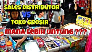 Belanja Kebutuhan Warung Sembako ke Sales Distributor vs Toko Grosir Mana Lebih Untung ???