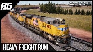 THIS IS SO HEAVY  Train Sim World 2  Sherman Hill Cheyenne - Laramie PC