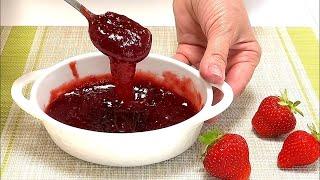 Клубничный джем без загустителя  Strawberry jam without thickener