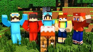 Omz x Roxy x Cash and Nico x Jeffy Johnny Minecraft x Crazy Fan Girls