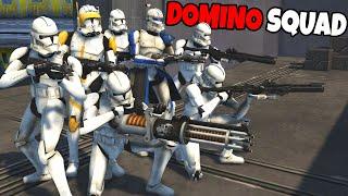 Can Domino Squad Hold RISHI MOON Outpost? - Men of War Star Wars Mod Battle Simulator