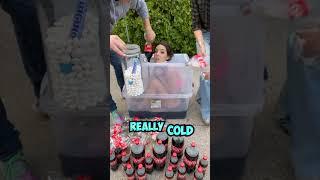 Coke and Mentos with the girl inside 