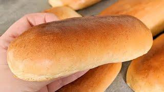 Homemade hot dog buns  EASY RECIPE