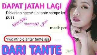 DAPAT JATAH WIKWIK DARI TANTE  MANTAB2 NGEUE LAGI 18+