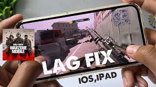 Warzone Mobile Lag fix iOS  How To Fix cod warzone mobile in iOSiPhone  Cod Warzone Mobile iOS 