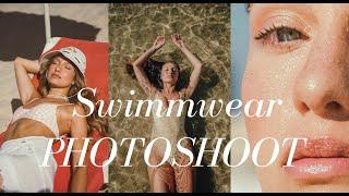 Swimwear photoshoot  Behind The Scenes  Fashion photography at the beach + using Lightroom Presets