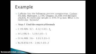 4th Period Molecular Formulas