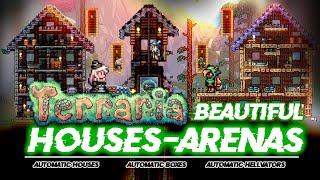 This NEW Terraria Mod Build BEAUTIFUL Houses For You  Magic Builder Mod  Showcase