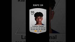 Lamine Yamal in EAFC 24 #prediction #like #subscribe