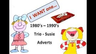 1980s-90s Jacobs Trio Biscuits Susie Adverts Compilation