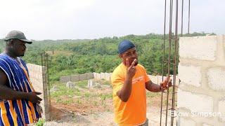 Touring Phase 2 of Asebu Pan African Village Project  Price of Building Fence