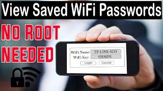 Show connected WiFi password saved WiFi password WITHOUT ROOT