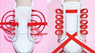 24 Ways to tie your shoelaces How to tie shoelaces shoes lace styles #shoelace #shorts #viral