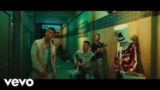Marshmello x Jonas Brothers - Leave Before You Love Me Official Music Video