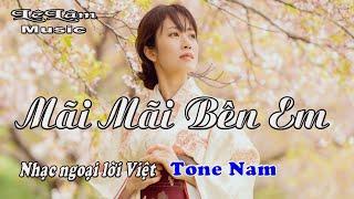 Karaoke - Mãi Mãi Bên Em Tone Nam  Lê Lâm Music