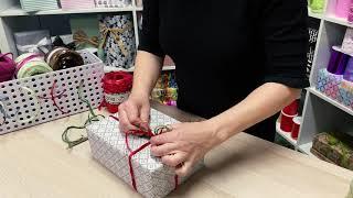 HOW TO WRAP - A RAFFIA BOW