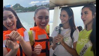 พาสาวๆล่องเรือที่หัวหิน Miss Universe Thailand 2024
