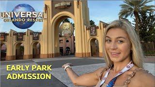 Universal Studios Early Park Admission  Empty Harry Potter Diagon Alley  Orlando Florida