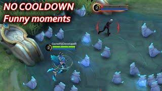 No COOLDOWN Funny moments  Mobile Legends