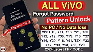 How To Vivo Y12 Y11 Y15 Y16 Y17 Y18 Y19 Ka Lock Kaise Tode By Hard ResetForgot Password 2024