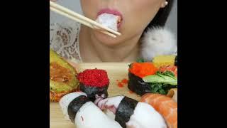 Asmr  Mukbang sushi #shorts #short