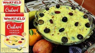 Weikfield Vanilla Custard RecipeWeikfield Custard Powder Recipe  Weikfield Fruit Custard Recipe