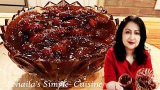 Delicious Afghan Style Dried Plum Jam  Quick and Easy  مربای ‌آلوبخارا