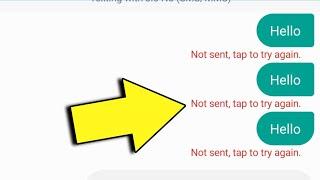 Not Sent Tap To Try Again Ka Matlab  Not Sent Tap To Try Again Jio