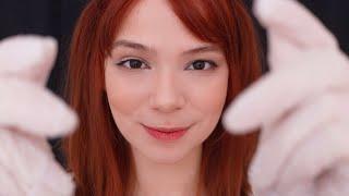 ASMR Latex Gloves Ear and Face Massage for Sleep Relaxation and Study  No Talking