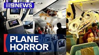 Thirty injured as strong turbulence forces plane to emergency land  9 News Australia