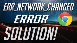 How to Fix ERR_NETWORK_CHANGED in Windows 1087 - 3 Solutions 2024