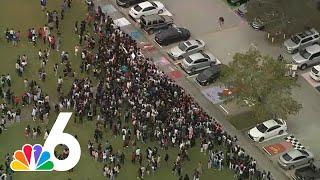 Students perform MASSIVE WALKOUT at Monarch High School after staff reassigned