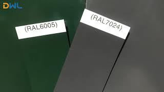 PPGL Ral 6005 Ral 7024 producting tests and packing