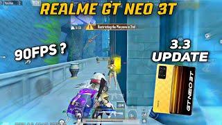 Realme gt neo 3t 120fps enable ?  realme gt neo 3t 90fps gameplay  New update 3.3