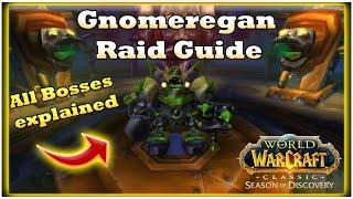Gnomeregan Raid Guide all Bosses explained WoW SoD