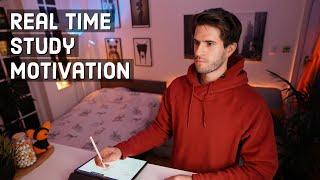 REAL TIME study with me no music 5 HOUR Productive Pomodoro Session  KharmaMedic