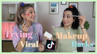 Δοκιμάζουμε VIRAL TikTok Makeup Hacks ft. Dodo  katerinaop22