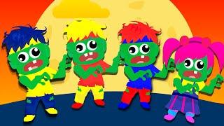 Zombie Dance with Mommy & Daddy  D Billions Kids Songs